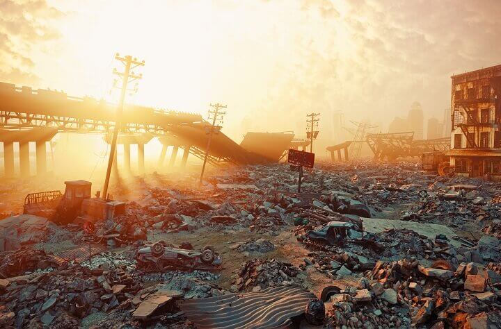 Paysage apocalyptique