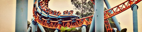 manège de parc d'attractions