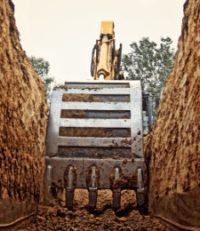 pelleteuse backhoe