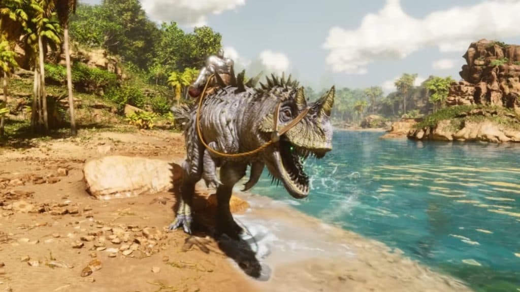 Image d'un cératosaure dans ARK : Survival Ascended