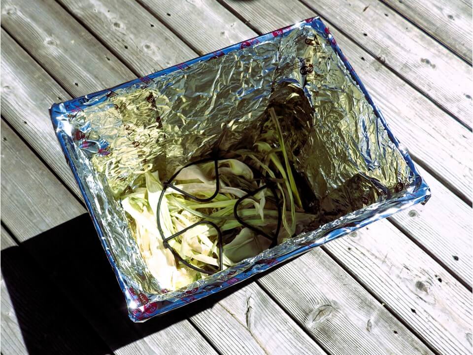 Le trépied dans la boîte