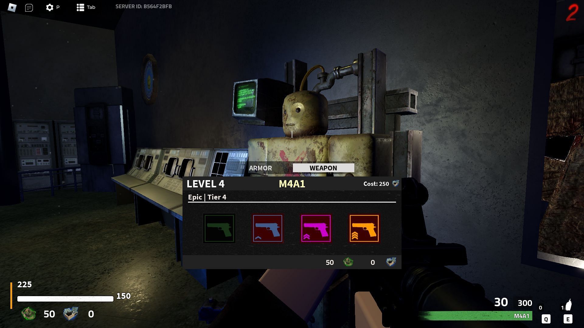 Améliorations en milieu de match (Image via Roblox)
