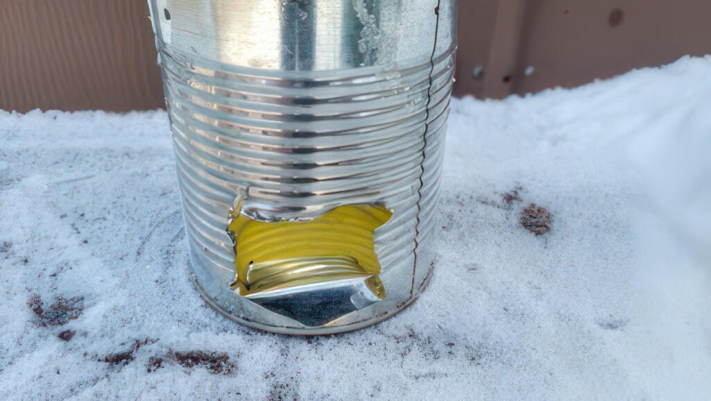 Réchaud en fer blanc Étape 4