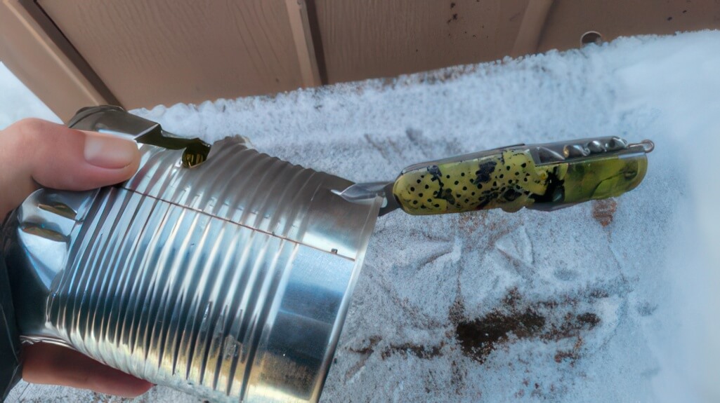 Réchaud en fer-blanc Étape 6