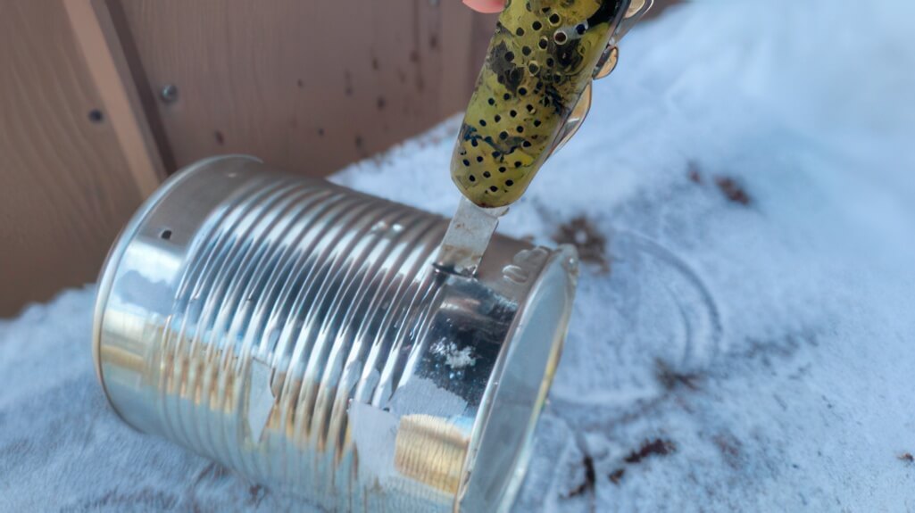 Réchaud en fer-blanc Étape 3