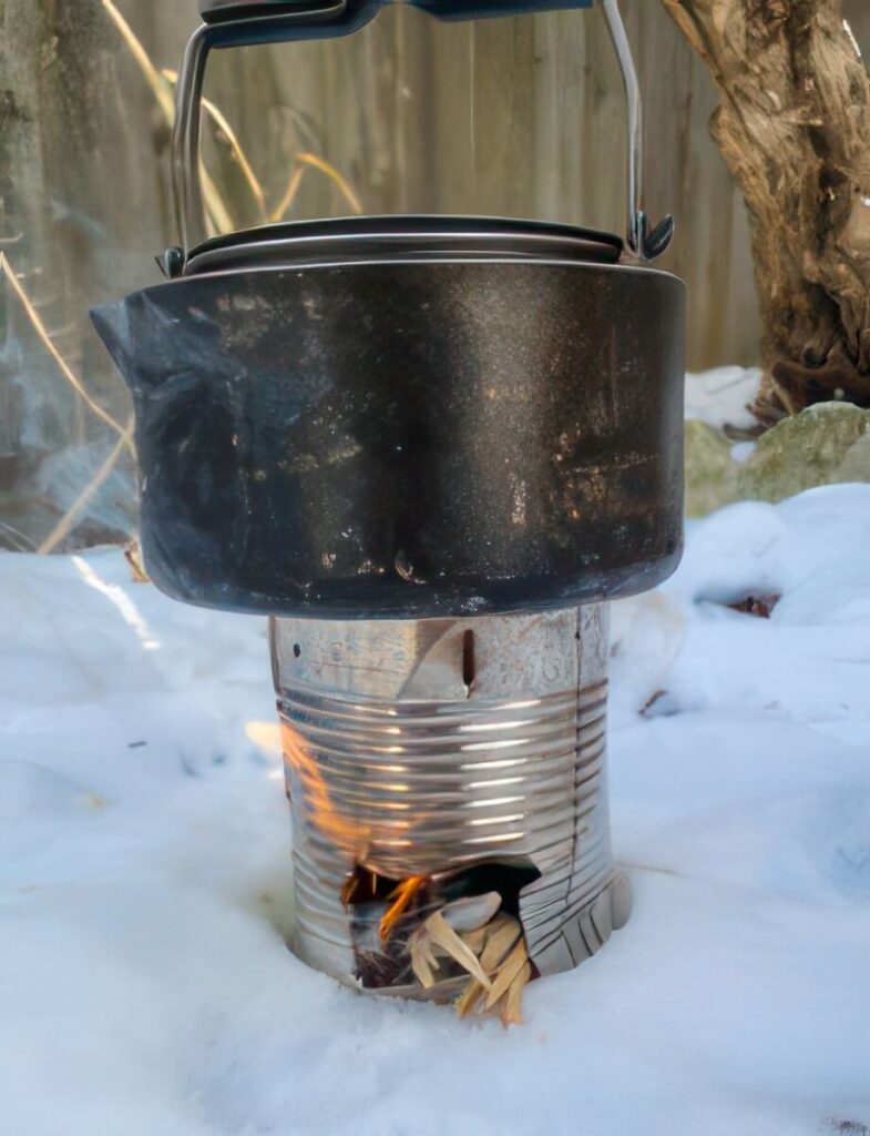 Réchaud en fer blanc Étape 14