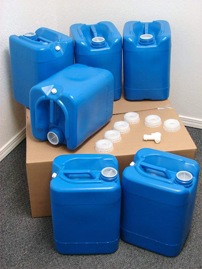 Stockage de l'eau 30 gallons