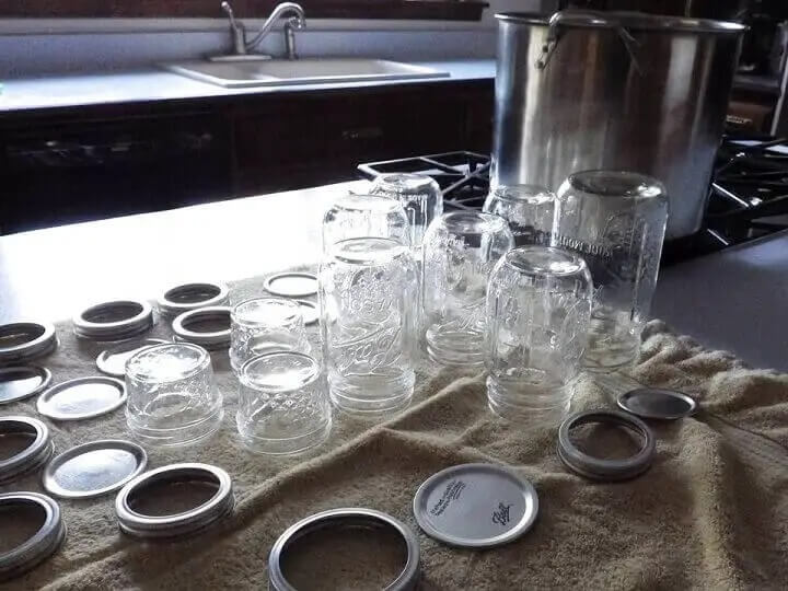 Mise en conserve à l'eau chaude