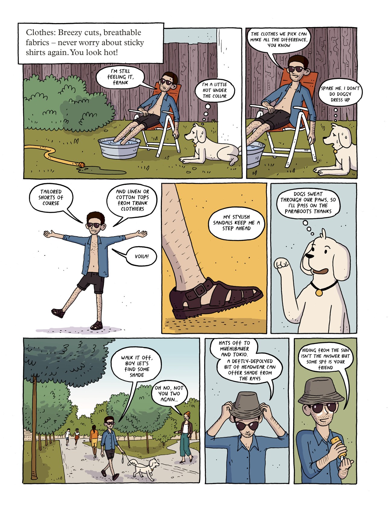 Illustration d'Edo Brenes – fontaines publiques