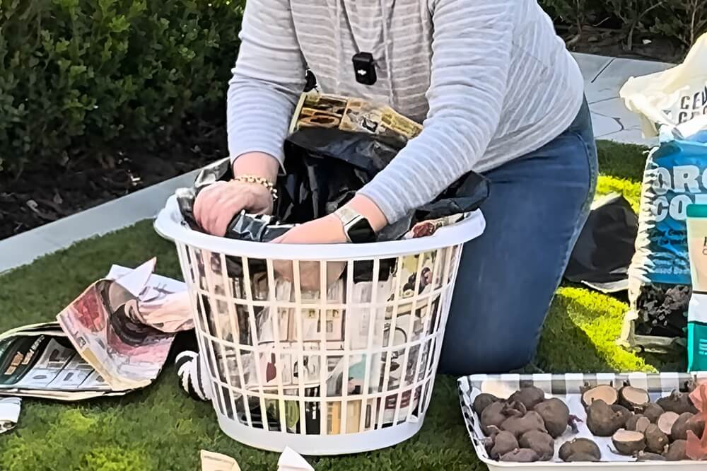 Ajouter le sac poubelle