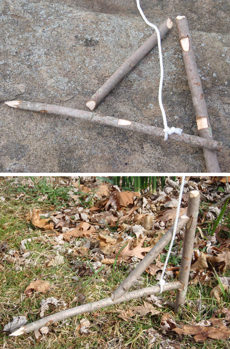 Collet de survie en forme de 4