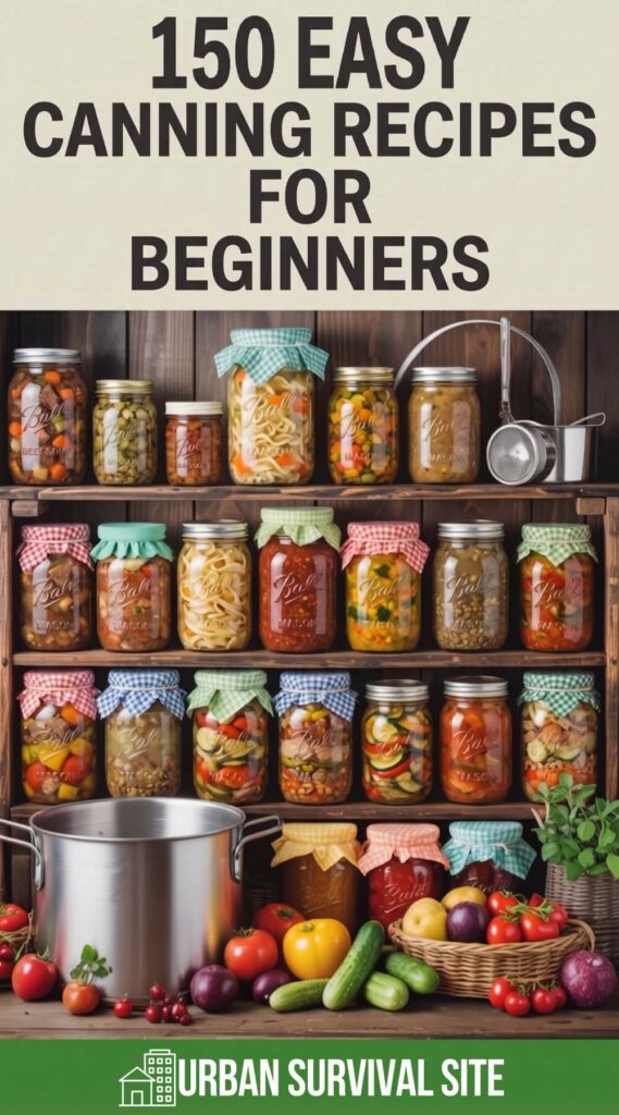 150 recettes faciles de conserves pour débutants