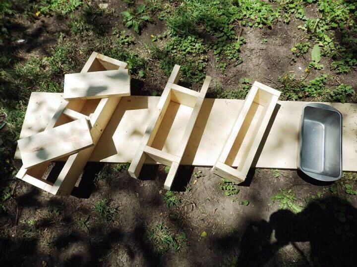 Différentes formes et tailles de briques