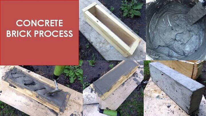 Procédé de fabrication des briques en béton