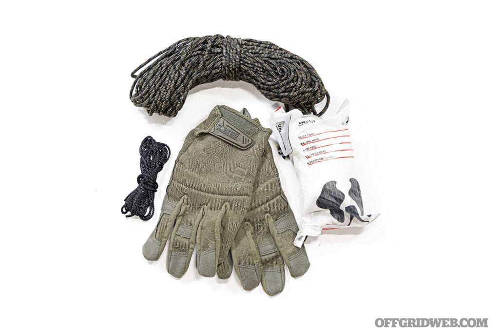 gants et cordage