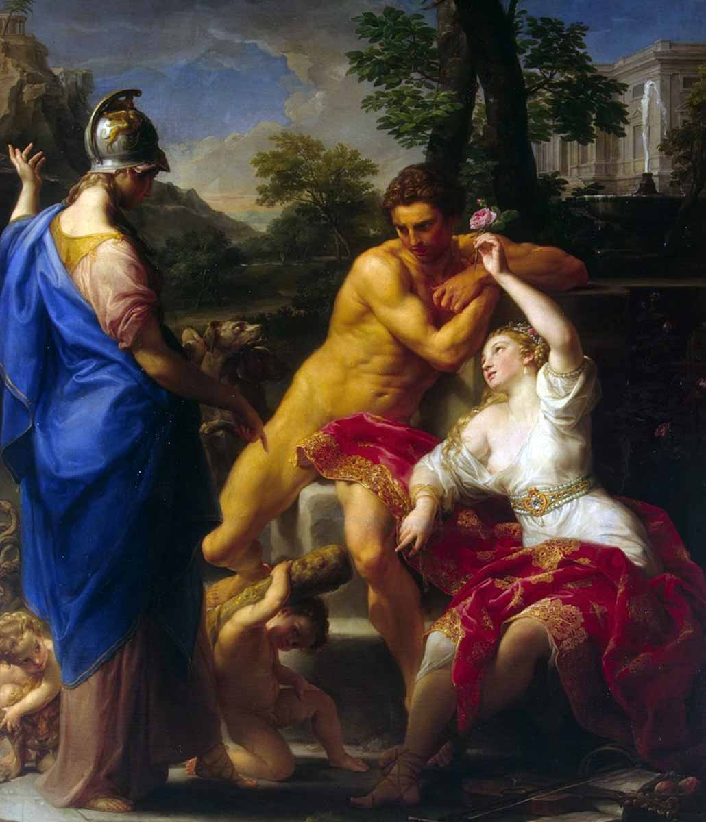 Girolamo : Hercule, vertu et vice, peinture