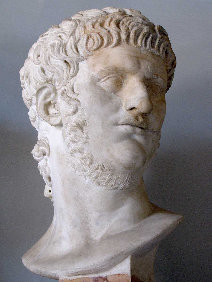 portrait en marbre de l’empereur Néron