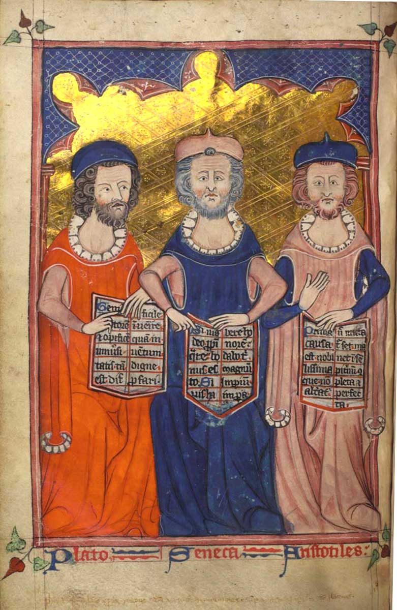 Platon, Sénèque, Aristote