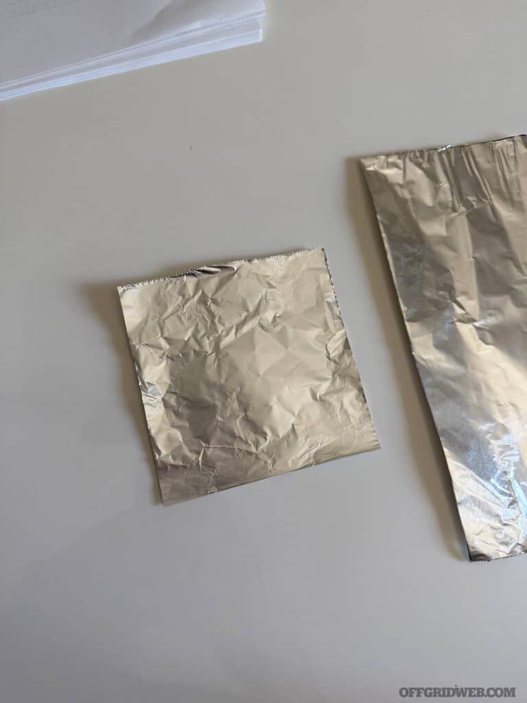 papier d’aluminium