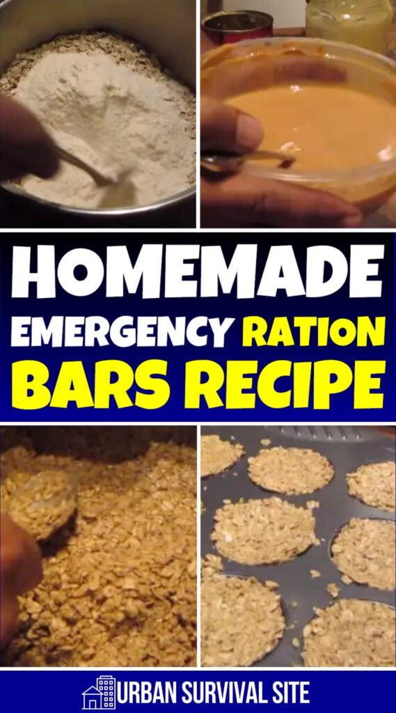 Recette de barres de ration d'urgence maison