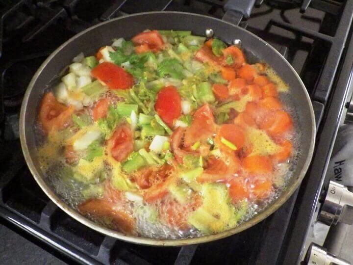 Cuisson des légumes