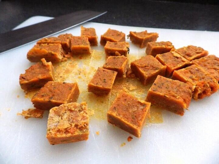 Cubes de purée congelés  