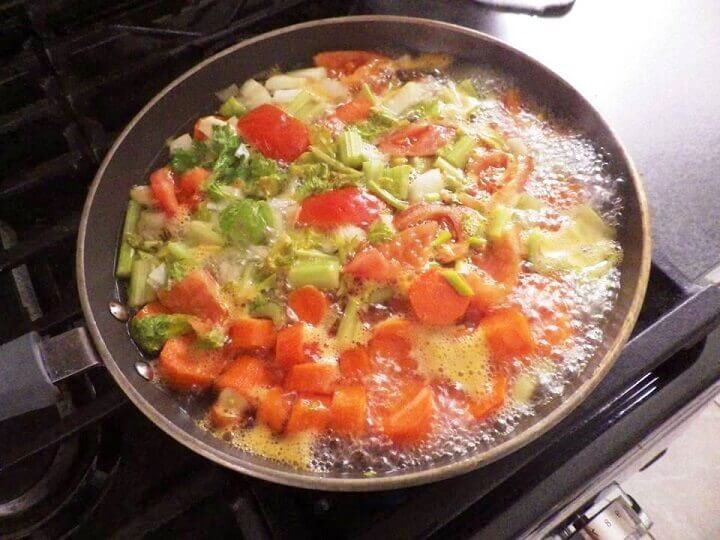 Cuisson des légumes