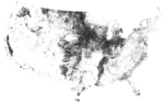  Le graphique du jour est une carte qui présente l’ensemble des terres cultivées des 48 États contigus des États-Unis.