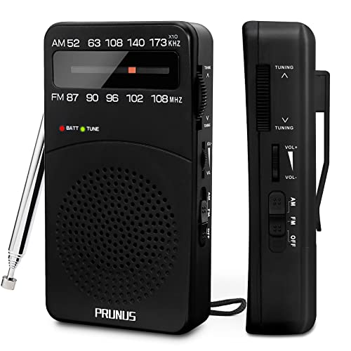 Radio portable AM/FM PRUNUS J-166, radio à piles
